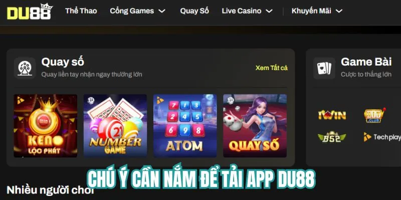 Lưu ý cần nắm để tải app thành công