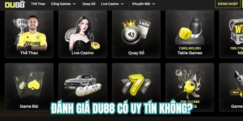 Tìm hiểu Du88 có uy tín không?