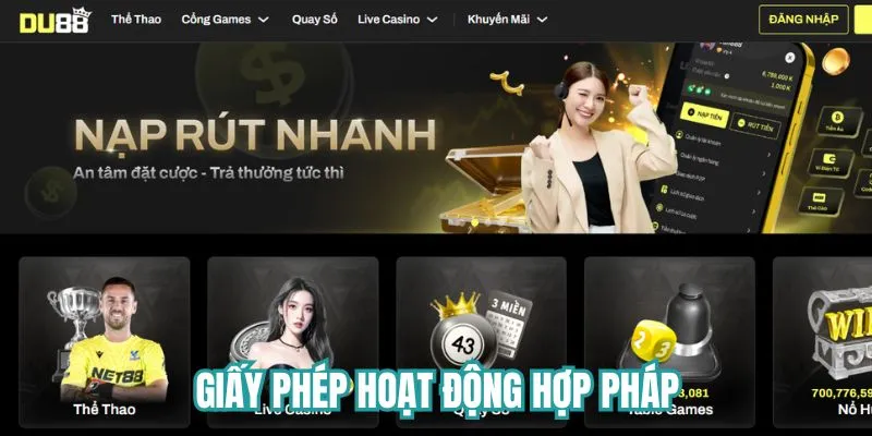 Sân chơi có đầy đủ các loại giấy phép hoạt động